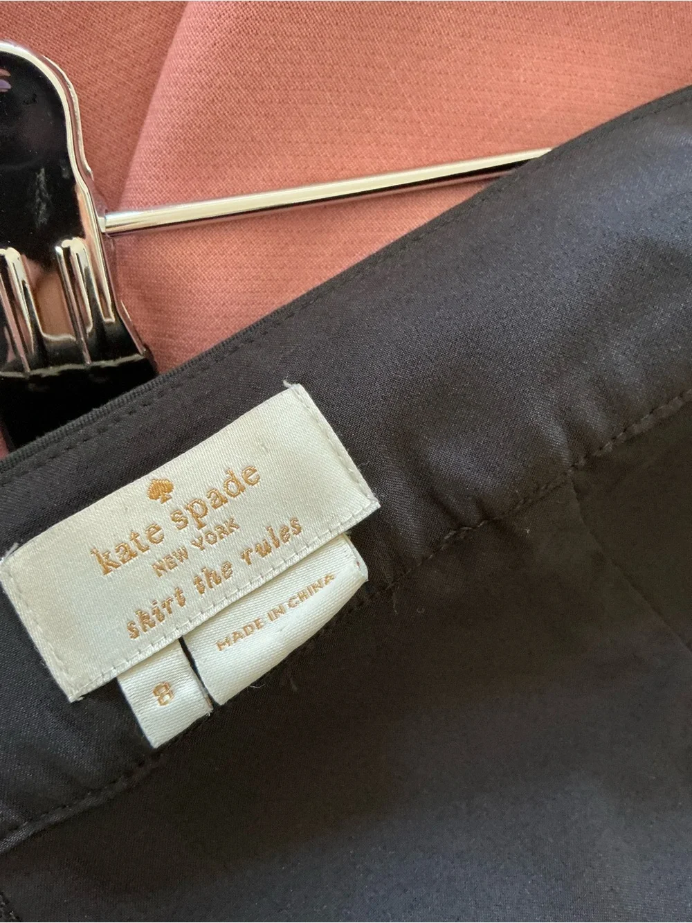 kate spade Black Tailored Pencil Skirt